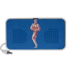 Bodybuilder Notebook Altavoz