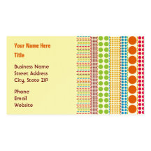 Boho puntea la tarjeta de visita