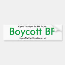 Boicotee BP, http://TheTruthSyndicate.net, abierto Etiqueta De Parachoque