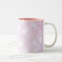 Bokeh rosado taza