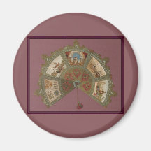 Bola 1890 de Rex del carnaval Imán De Nevera