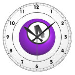 Bola 4 reloj de pared