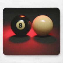 Bola 8 y bola de señal tapete de raton