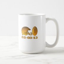 bola americana de oro 2013 del casco de fútbol ame tazas