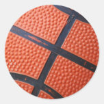 Bola anaranjada de Baseket Etiquetas
