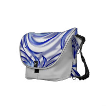 Bola azul bolsas de mensajería