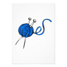 Bola azul del hilado comunicados personalizados