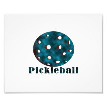 bola azul nublada pickleball .png del texto n impresiones fotograficas