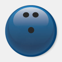 BOLA DE BOLOS AZUL IMANES PARA FRIGORÍFICOS