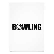 Bola de bolos invitacion personal 