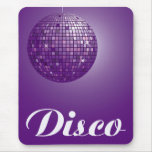 bola de discoteca púrpura alfombrilla de raton