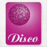 bola de discoteca rosada alfombrillas de raton