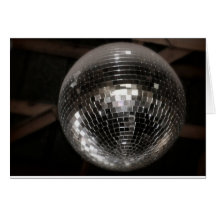 Bola de discoteca tarjetas