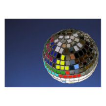 bola de discoteca tarjetas de visita