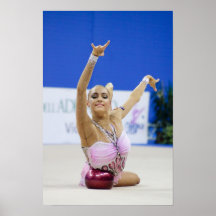 Bola de Evgeniya Kanaeva todo alrededor Poster