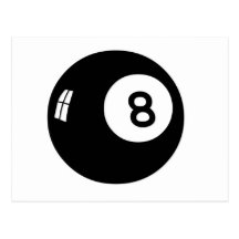 Bola de la magia 8 tarjetas postales