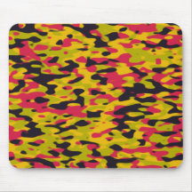 Bola de mascarada Camo Mousepad Alfombrillas De Ratón