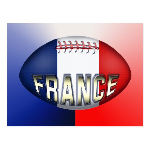Bola de rugbi de Francia Postales
