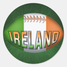 Bola de rugbi de Irlanda Pegatinas