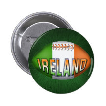 Bola de rugbi de Irlanda Pin