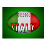 Bola de rugbi de Italia Tarjeta Postal