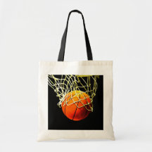 Bola del baloncesto bolsas lienzo