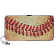Bola del béisbol del vintage portátil altavoz