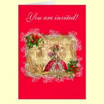 Bola del navidad de Marie Antonieta tarjetas