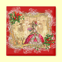 Bola del navidad de Marie Antonieta imanes
