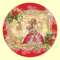 Bola del navidad de Marie Antonieta pegatinas