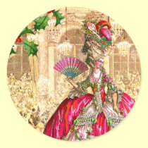 Bola del navidad de Marie Antonieta pegatinas