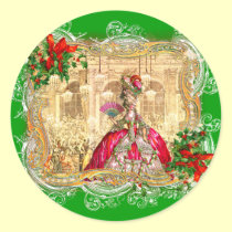 Bola del navidad de Marie Antonieta pegatinas