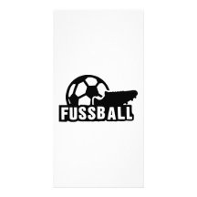 Bola del zapato del fútbol de Fussball Tarjetas Personales Con Fotos