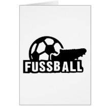 Bola del zapato del fútbol de Fussball Tarjetón