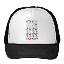 Bolas con las banderas gorros  