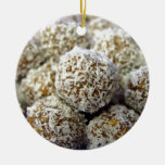 Bolas proteína-llenas deliciosas del coco ornatos