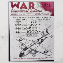 Boletín educativo de la guerra - 40 tarjetas informativas