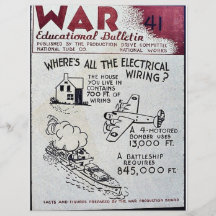 Boletín educativo de la guerra - 41 flyer a todo color