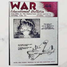 Boletín educativo de la guerra - 44 tarjetones