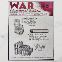Boletín educativo de la guerra - 46 tarjetón