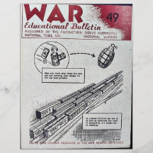 Boletín educativo de la guerra - 49 flyer personalizado