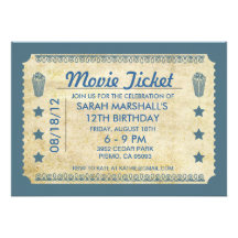 Boleto de la película invitación
