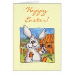 Bollo feliz de Pascua en millón de tarjetas