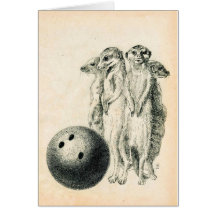 Bolos de Meerkat Tarjetón