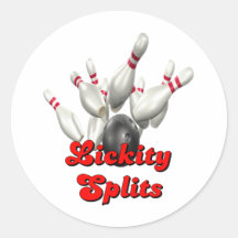 Bolos partidos de Lickity Pegatinas