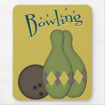 bolos retros 50s alfombrilla de raton
