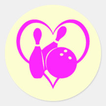 Bolos rosados del corazón pegatina