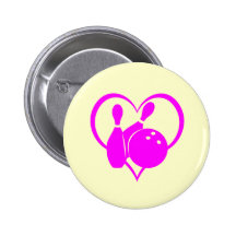 Bolos rosados del corazón pins