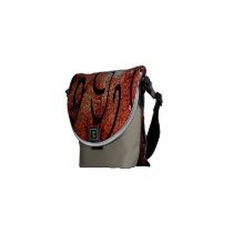 ¡Bolso abstracto del ámbar el mini! bolsas messenger