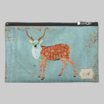 Bolso adornado del azul y ambarino del dólar del v bolsos clutch